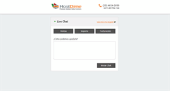 Desktop Screenshot of chat.hostdime.com.mx