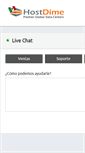 Mobile Screenshot of chat.hostdime.com.mx