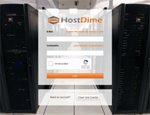Tablet Screenshot of core.hostdime.com.mx