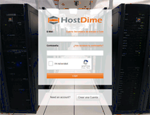 Tablet Screenshot of core.hostdime.com.co